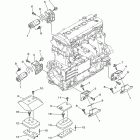 WAVE RUNNER FZR GX1800J Крепление двигателя