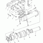 (WAVERUNNER FX HO) FY1800K Выхлопная система 1