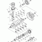 WAVE RUNNER FZR GX1800J Коленчатый вал & Поршень