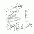 VX1100CH/VX1100H Выхлопная система 2
