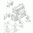 WAVE RUNNER FZR-GX1800HB Крепление двигателя