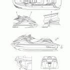 WAVE RUNNER FZR-GX1800HB Наклейки предупреждения