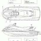 VX DELUXE -VX1100B-G/VX1100A/B-/VX1100A-G Наклейки предупреждения
