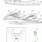 FX High Output-FX1100-G-B/FX1100-G-B/FX1100-G J/FX1100-G/FX1100-G E/FX1100-G-B Наклейки