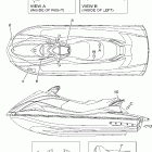 VX1100C-F/VX1100(C)-/VX1100-F Наклейки предупреждения