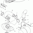 FX CRUISER HIGH OUTPUT-FX1100-E/FX1100A-E Выхлопная система 3