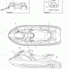 GP1300R - GP1300C Наклейки предупреждения