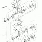 GP800R - GP800AC Коленчатый вал и Поршень