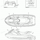 GP1300R - GP1300B Наклейки предупреждения