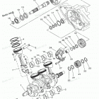 FX140 CRUISER - FX1000AB Коленчатый вал и Поршень