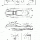 FX140 CRUISER - FX1000AB Наклейки предупреждения