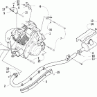 400 FIS Auto Двигатель и глушитель