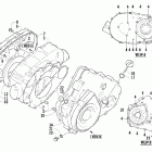 400 4x4 Auto Крышки сцепления ,ремня и магнето