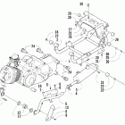 300 Вариатор и опора двигателя