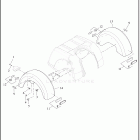 FLHTCUTGSE 1TBH CVO TRIKE (2022) FENDERS, REAR