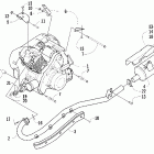 400 4x4 Auto Двигатель и глушитель