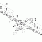 400 4x4 Man Rear axle assembly