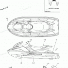 WAVE RUNNER GP1200R - GP1200ACA Наклейки