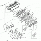 WAVE RUNNER GP1200R - GP1200ACA Впускная система