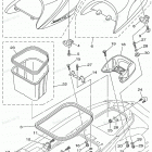 XLT1200 - XA1200AZ Seat. Under Locker