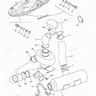 XL1200  LTD - XA1200Y Выхлопная система 3
