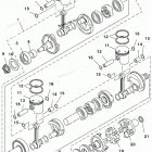 WaveRunner SUV1200 PNTD - SV1200XP Коленчатый вал и Поршень