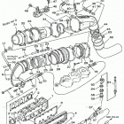 WAVE RUNNER GP1200 - GP1200X Выхлопная система 1