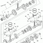 WaveRunner SUV1200 GALV - SV1200XG Коленчатый вал и Поршень
