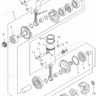 WAVE RUNNER GP760 - GP760W Коленчатый вал и Поршень