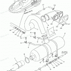 WAVE RUNNER XL1200 - XL1200W Выхлопная система 2