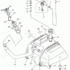 WAVE RUNNER XL1200 - XL1200W Топливный бак
