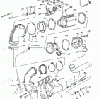 WAVE VENTURE 700 - WVT700BW Выхлопная система 1
