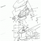 WAVE RUNNER GP800W - GP800W Капот 2