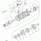 WAVE RUNNER XL1200 - XL1200W Коленчатый вал и Поршень