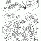WAVE RUNNER III - WRA700V Выхлопная система 1