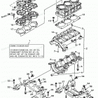 WAVE RUNNER GP1200 - GP1200V Блок цилиндров