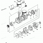 WAVE VENTURE 760 - WVT760V Коленчатый вал и Поршень