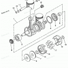 SUPER JET - SJ700AV Коленчатый вал и Поршень