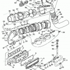 WAVE RAIDER 1100 - RA1100U Выхлопная система 1
