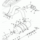 WAVE RAIDER 700 - RA700BU Выхлопная система 2