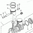 SUPER JET - SJ700AU Коленчатый вал и Поршень