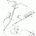 WAVE RAIDER 700 - RA700BU Трос управления