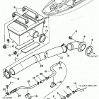 WAVE RUNNER III - WRA650U Выхлопная система 2
