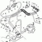WAVE RUNNER III GP-WRA700T Топливная магистраль