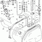 Wave Raider 1100 Топливный бак