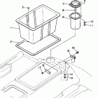 WAVE RUNNER III GP-WRA700T Hull deck 1