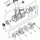 WAVE RUNNER III GP-WRA700T Коленчатый вал и Поршень