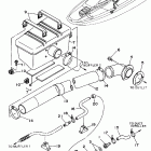 Wave Runner III GP-WRA700S Выхлопная система 2