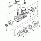 Wave Raider-RA700S Коленчатый вал и Поршень
