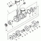 Super Jet-SJ700S Коленчатый вал и Поршень